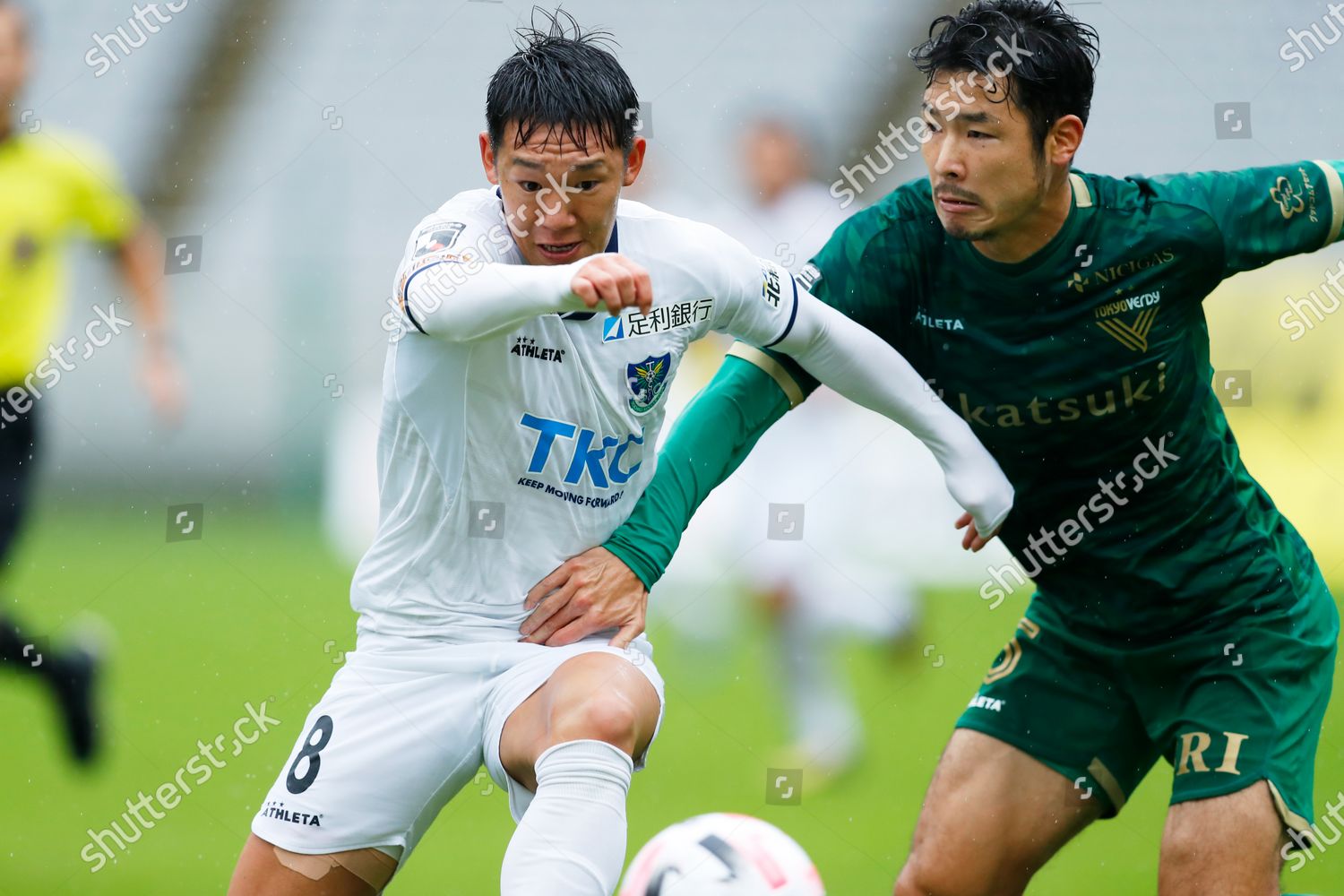 L R Takahiro Akimoto Tochigi Sc Editorial Stock Photo Stock Image