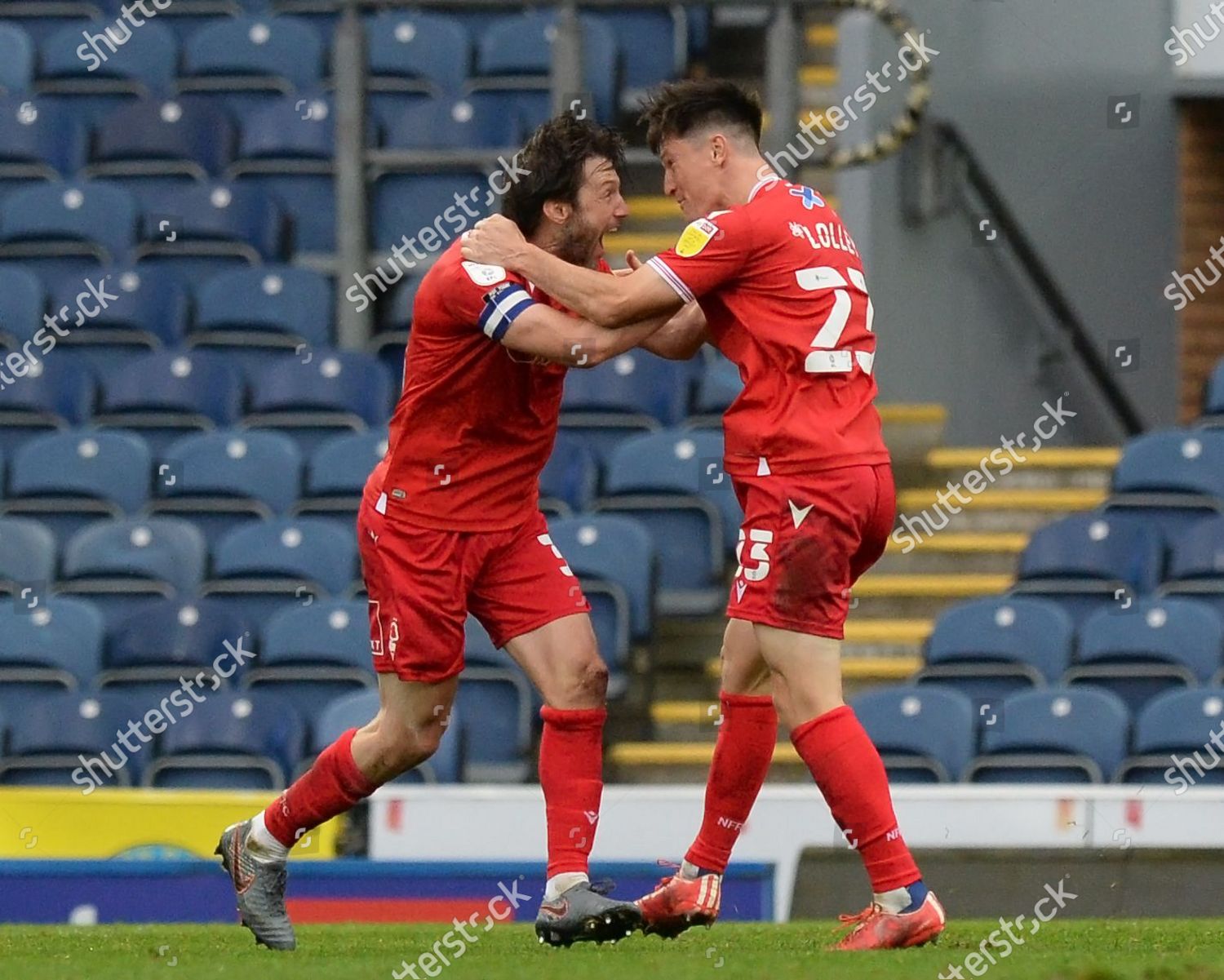 Joe Lolley Nottingham Forest Celebrates Scoring Editorial Stock Photo ...