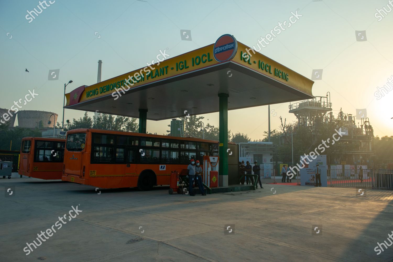 Buses Hcng Dispensing Station Newly Inaugrated Hcng Editorial Stock Photo Stock Image Shutterstock