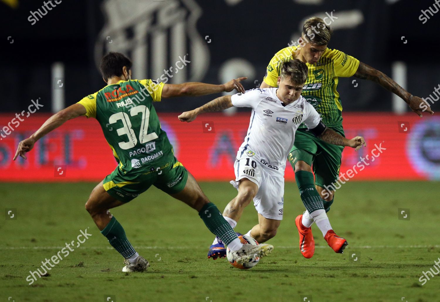 Yeferson Soteldo C Santos Vies Ball Ciro Editorial Stock Photo Stock Image Shutterstock