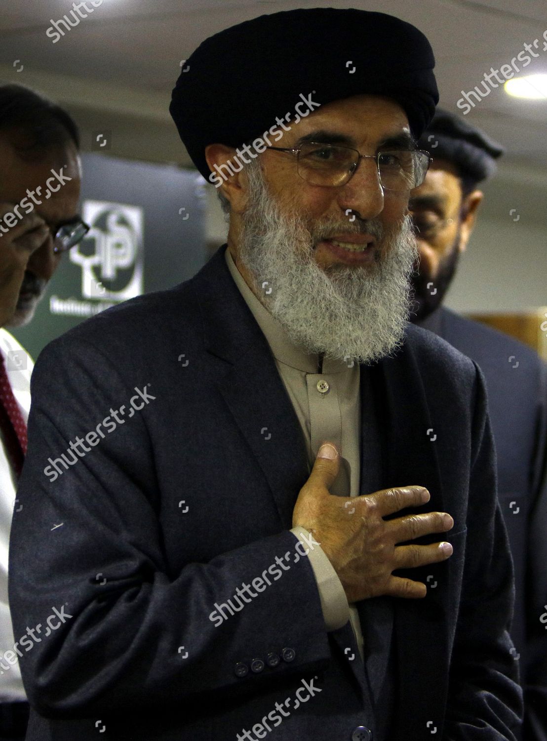 Gulbuddin Hekmatyar Leader Hezbeislami Afghanistan Talks Editorial ...