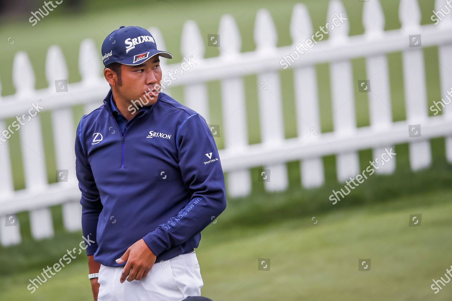 Hideki Matsuyama Japan Practices On Putting Editorial Stock Photo