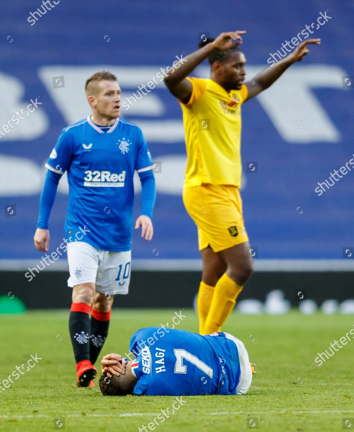 Ianis Hagi Rangers Head Injury After He Editorial Stock Photo Stock Image Shutterstock