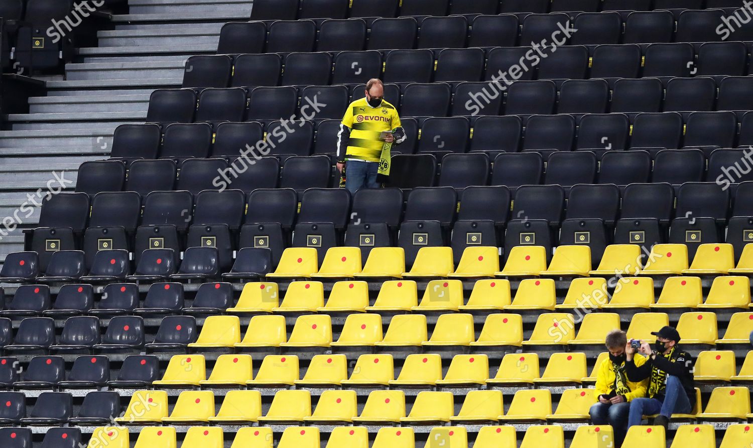 Dortmund Fans Take Their Seats Prior German Editorial Stock Photo Stock Image Shutterstock