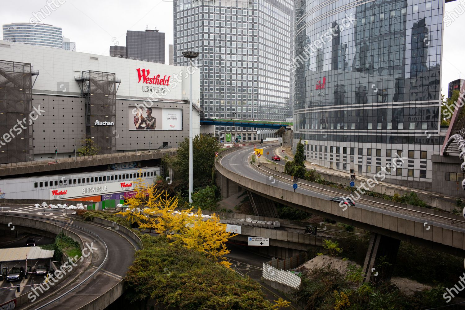 Westfield Les 4 Temps Shopping Centre Editorial Stock Photo - Stock ...