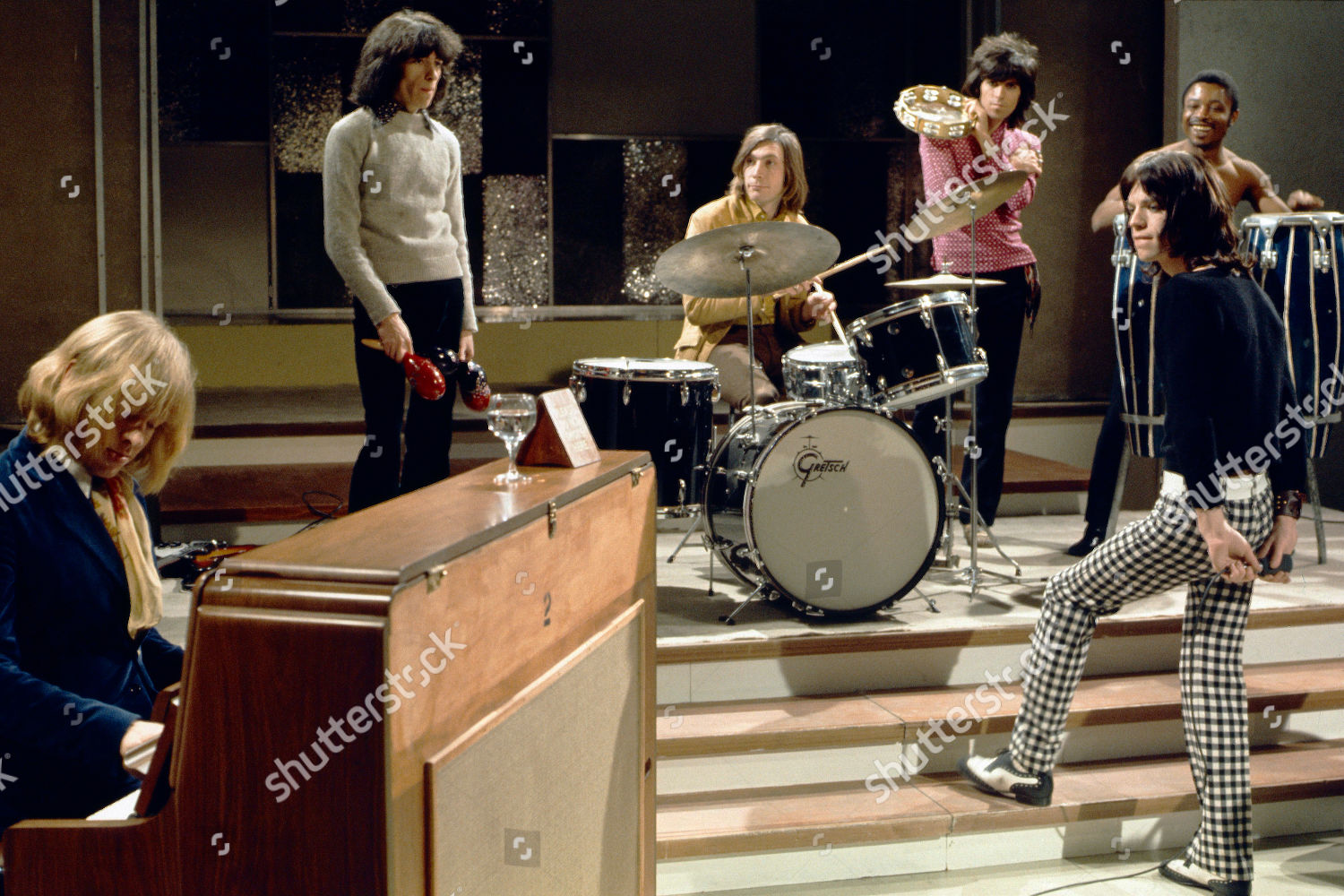 Rolling Stones Brian Jones Keyboards Mick Editorial Stock Photo Stock