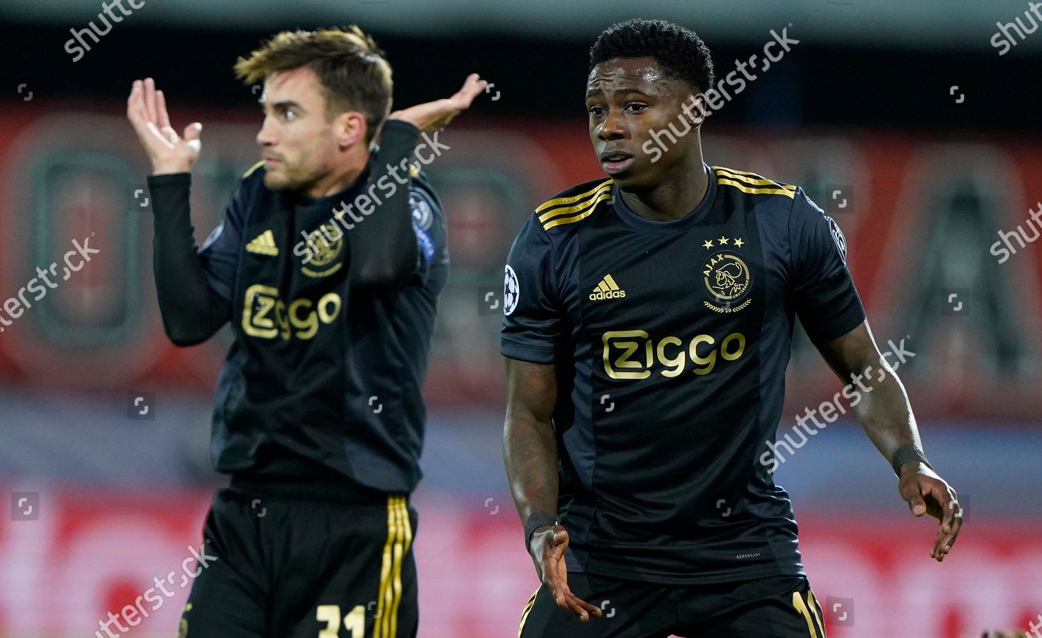 Ajax Player Quincy Promes C Reacts During Editorial Stock Photo Stock Image Shutterstock