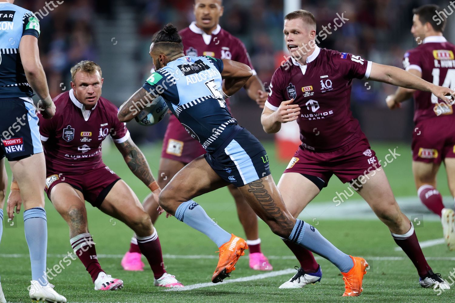 Josh addocarr nsw blues during game one foto editorial en stock imagen