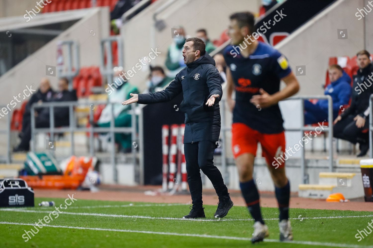 Luton Town Fc Manager Nathan Jones Gestures Editorial Stock Photo Stock Image Shutterstock