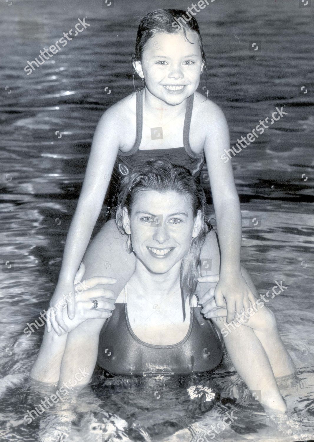 Sharron Davies Swimmer 1989 British Olympic 新闻传媒库存照片 库存图片 Shutterstock 3879