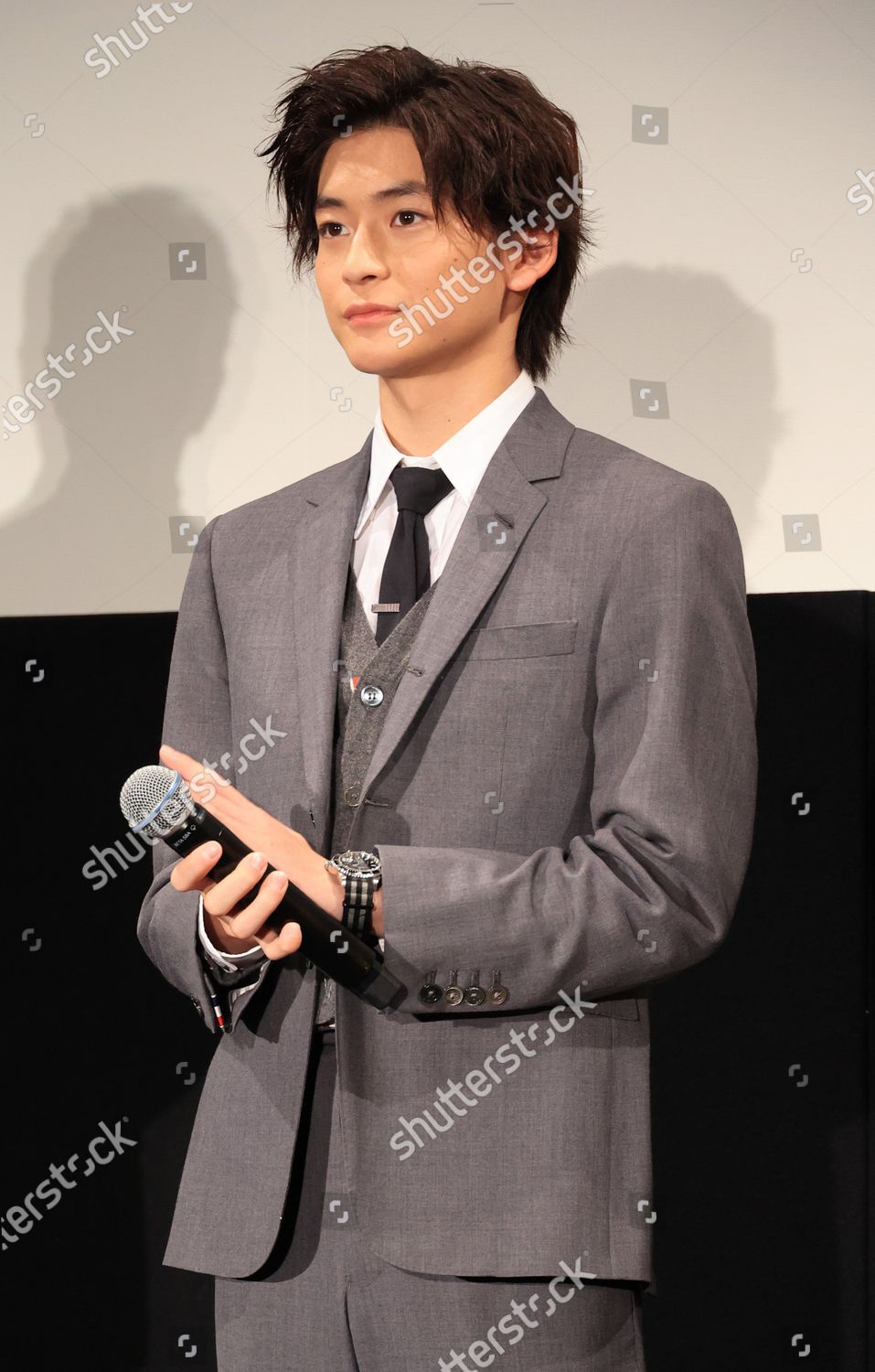 Japanese Actor Fumiya Takahashi Attends Promotional Editorial Stock Photo Stock Image