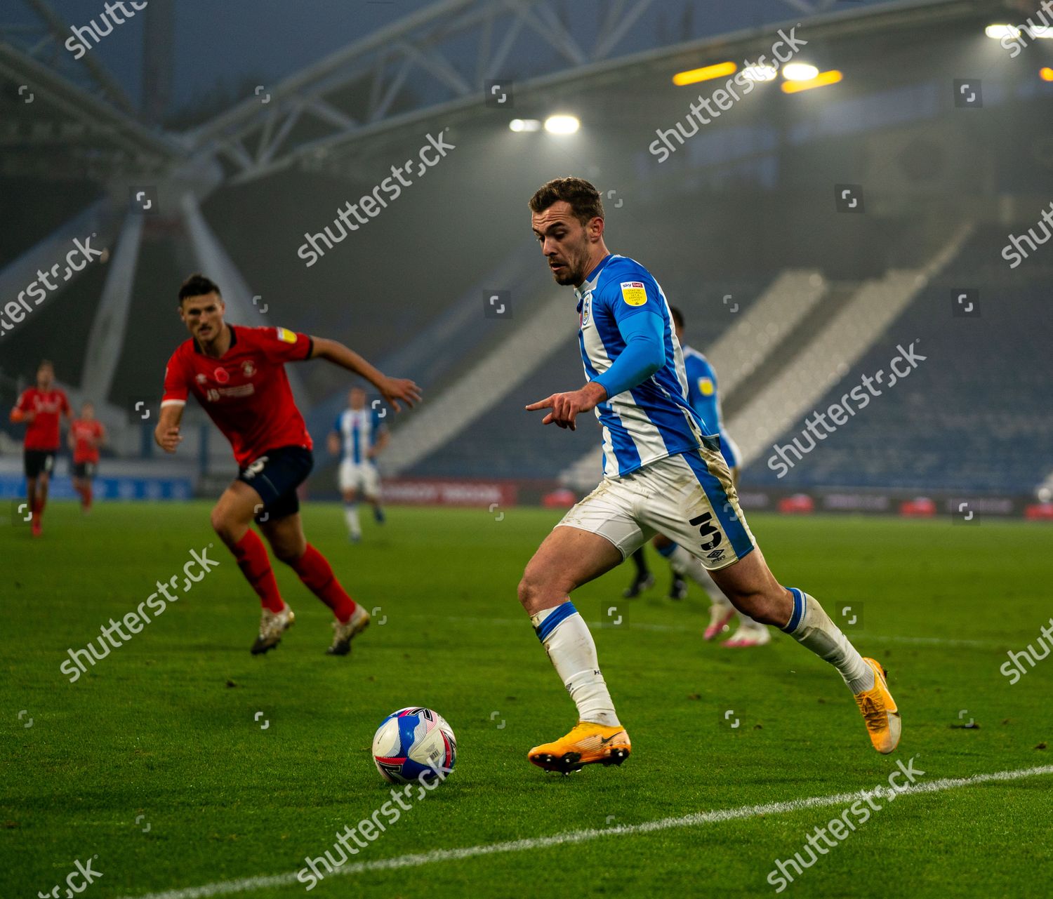 Harry Toffolo Huddersfield Town Crosses Ball Editorial Stock Photo ...