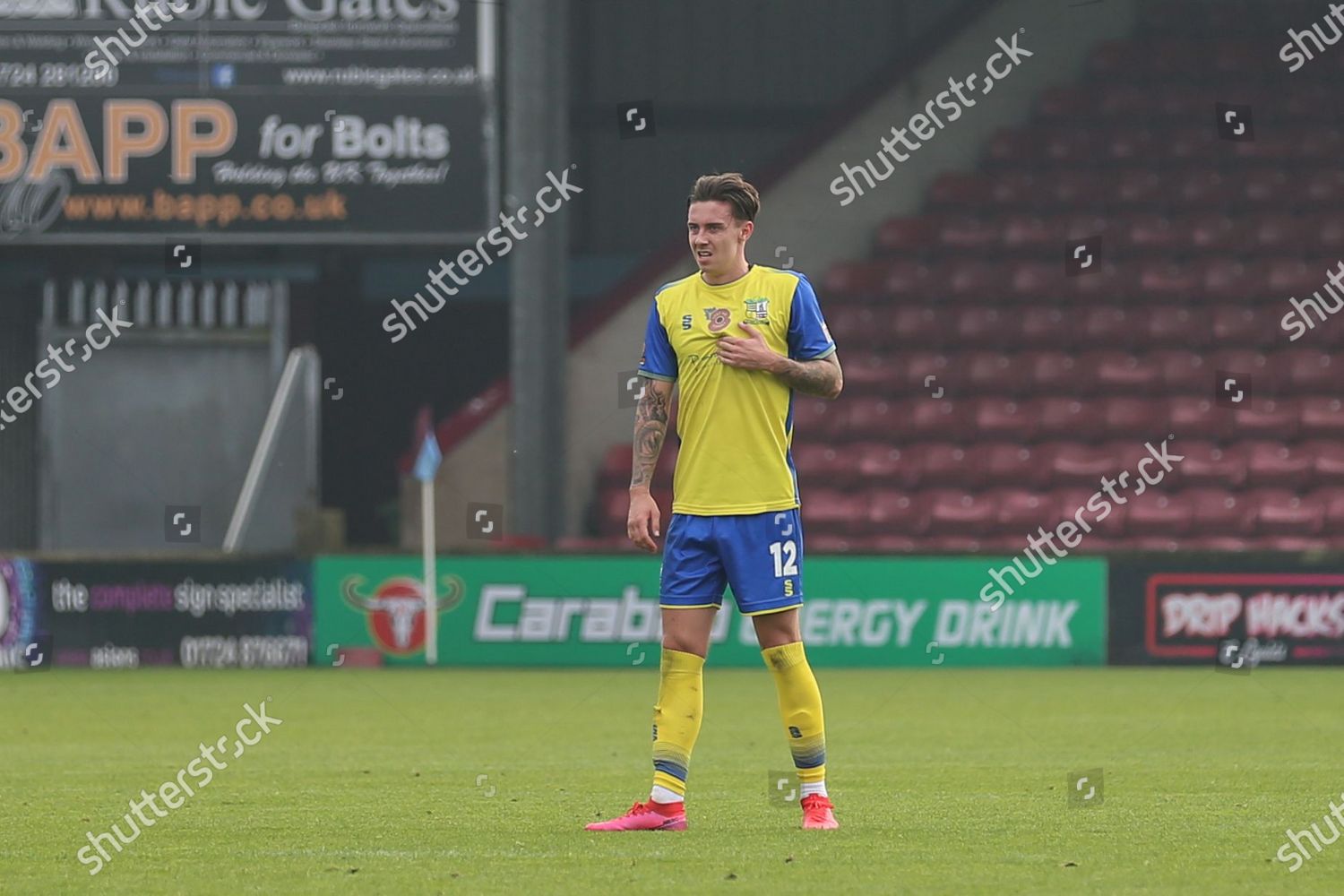 Cameron Coxe 12 Solihull Moors During Editorial Stock Photo Stock