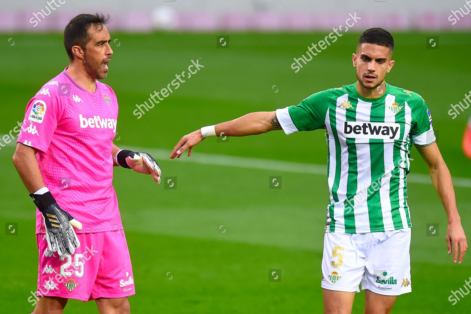 Marc Bartra Real Betis Congratulates His Teammate Editorial Stock Photo Stock Image Shutterstock