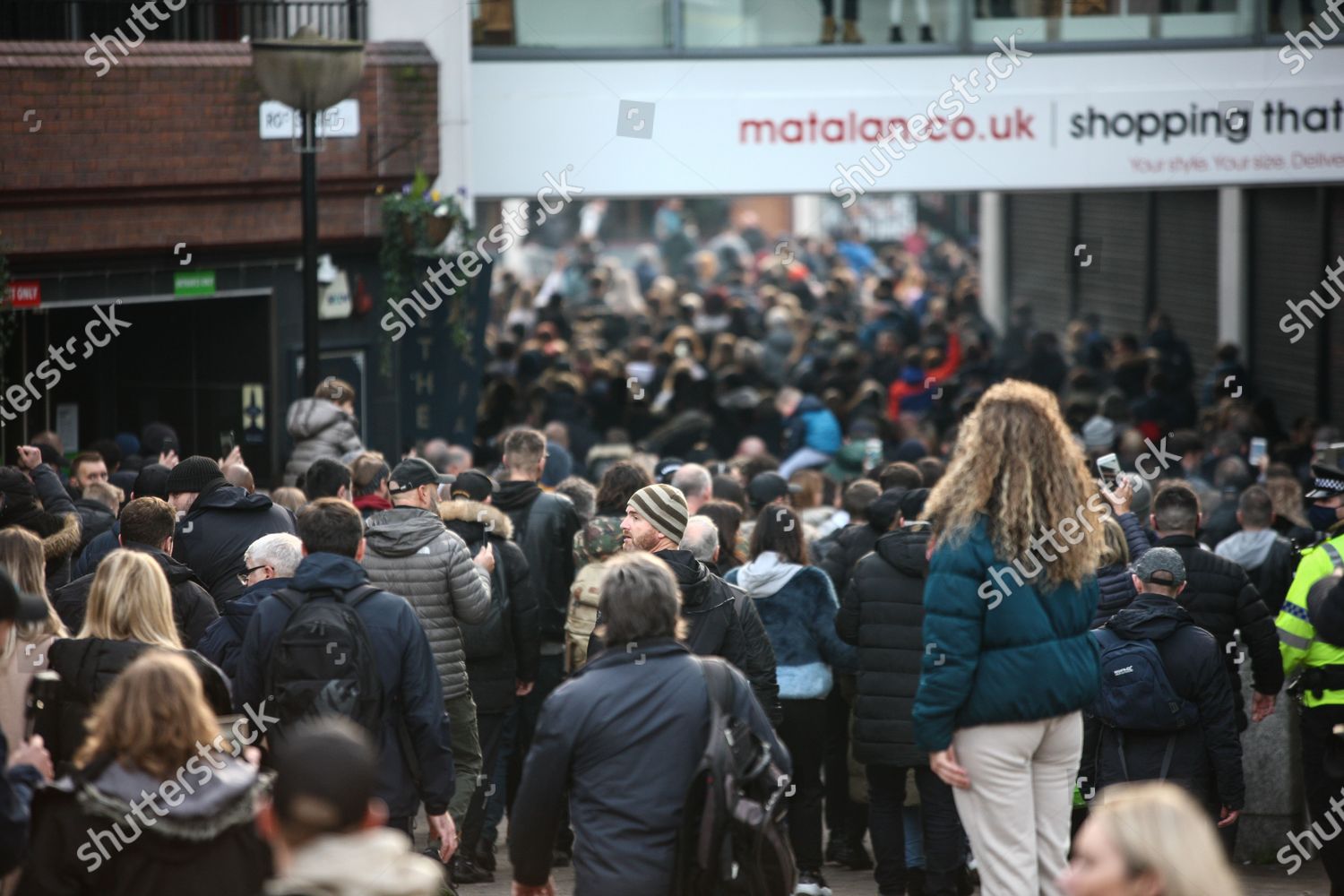 Antilockdown Protesters March Through Liverpool City Centre Editorial Stock Photo Stock Image Shutterstock