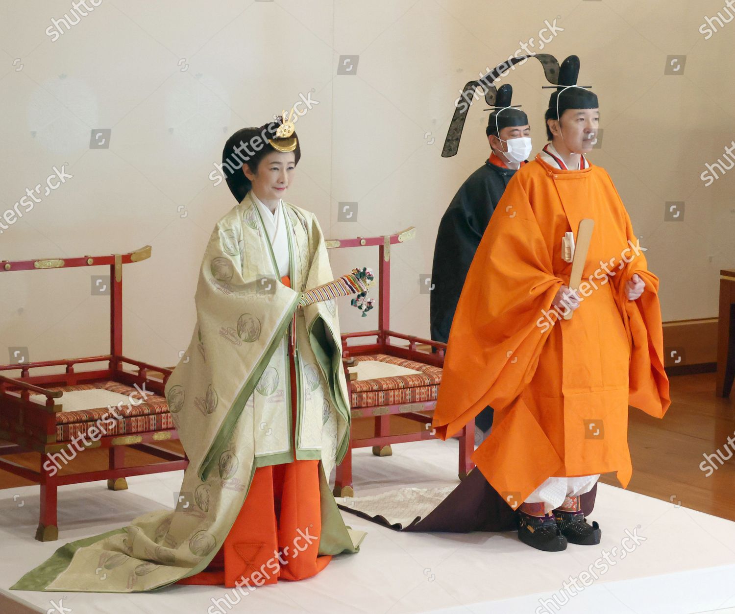 Japanese Crown Prince Fumihito R Crown Princess Redaktionelles Stockfoto Stockbild Shutterstock