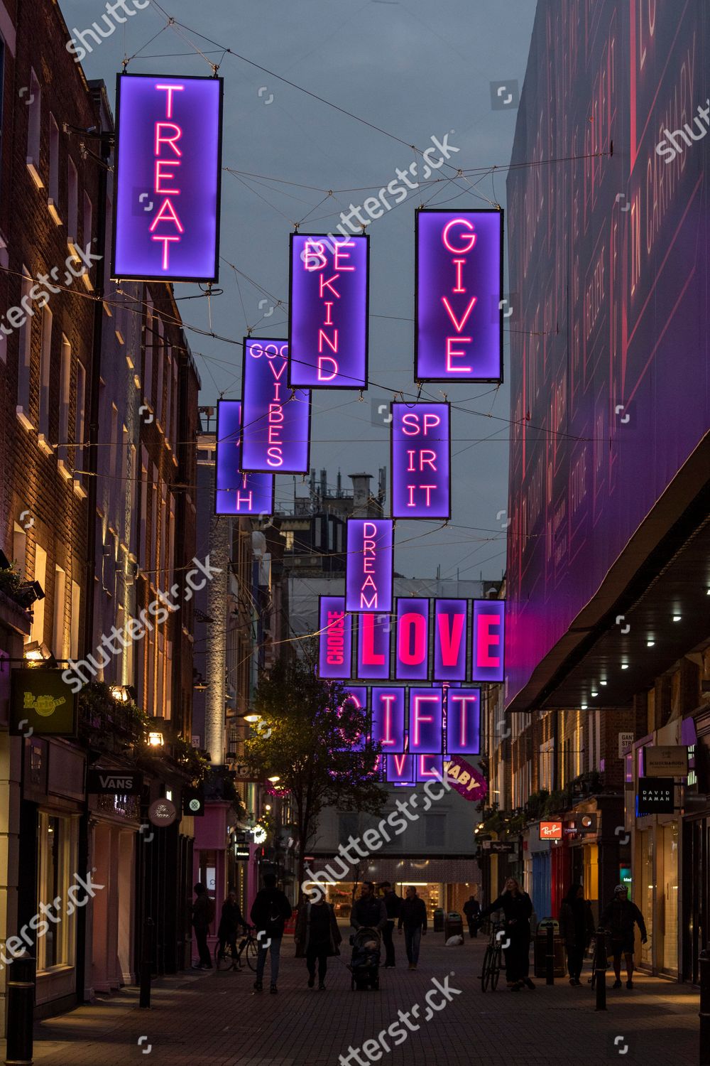 View Carnaby Street Choose Love Christmas Illuminated Editorial Stock Photo Stock Image Shutterstock