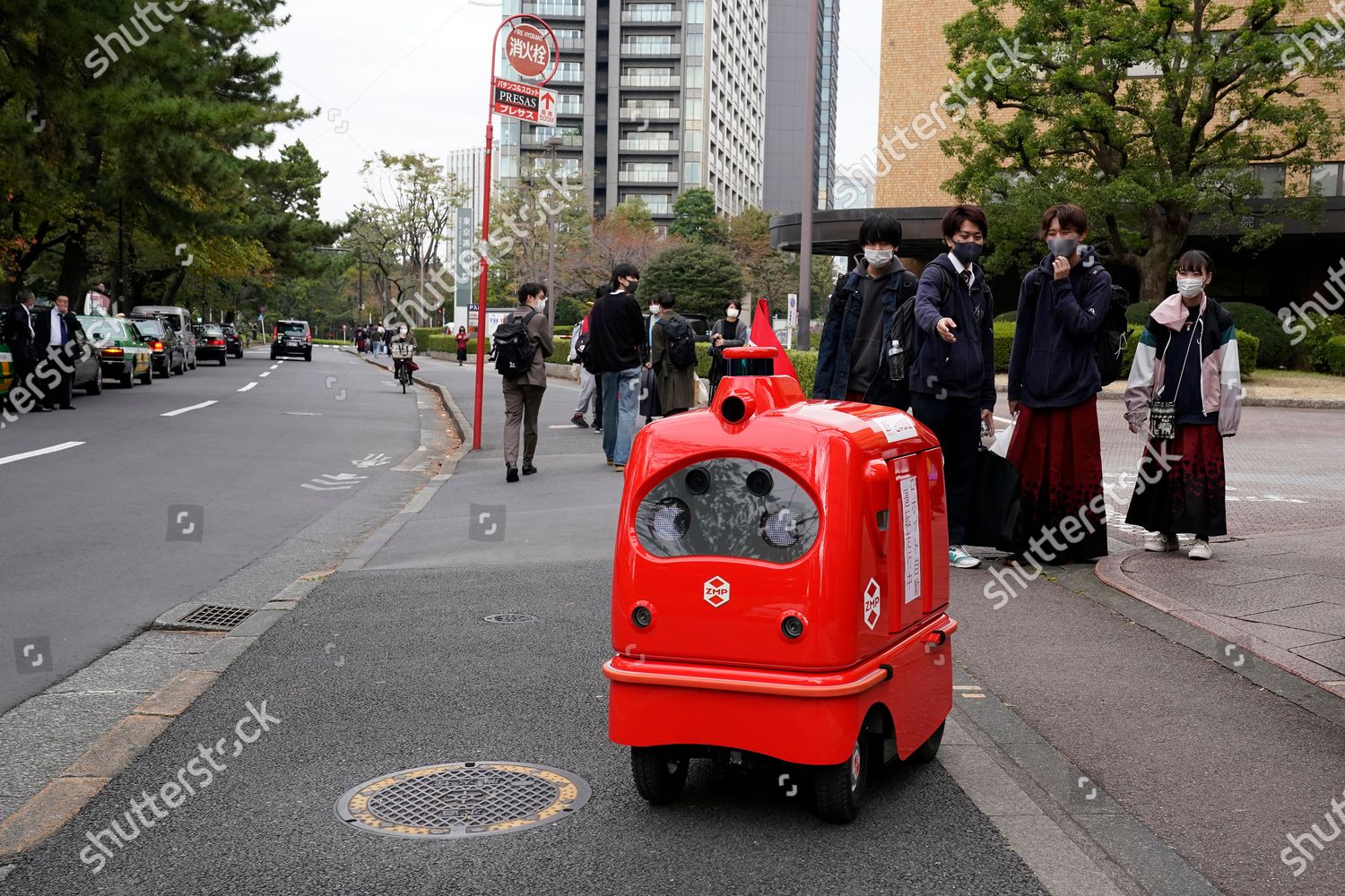 Deliro Delivery Robot Developed By Japanese Editorial Stock Photo ...