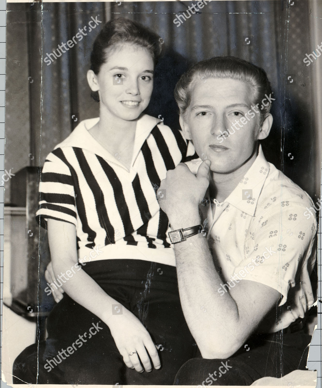 Singer Jerry Lee Lewis Pictured His Editorial Stock Photo Stock Image