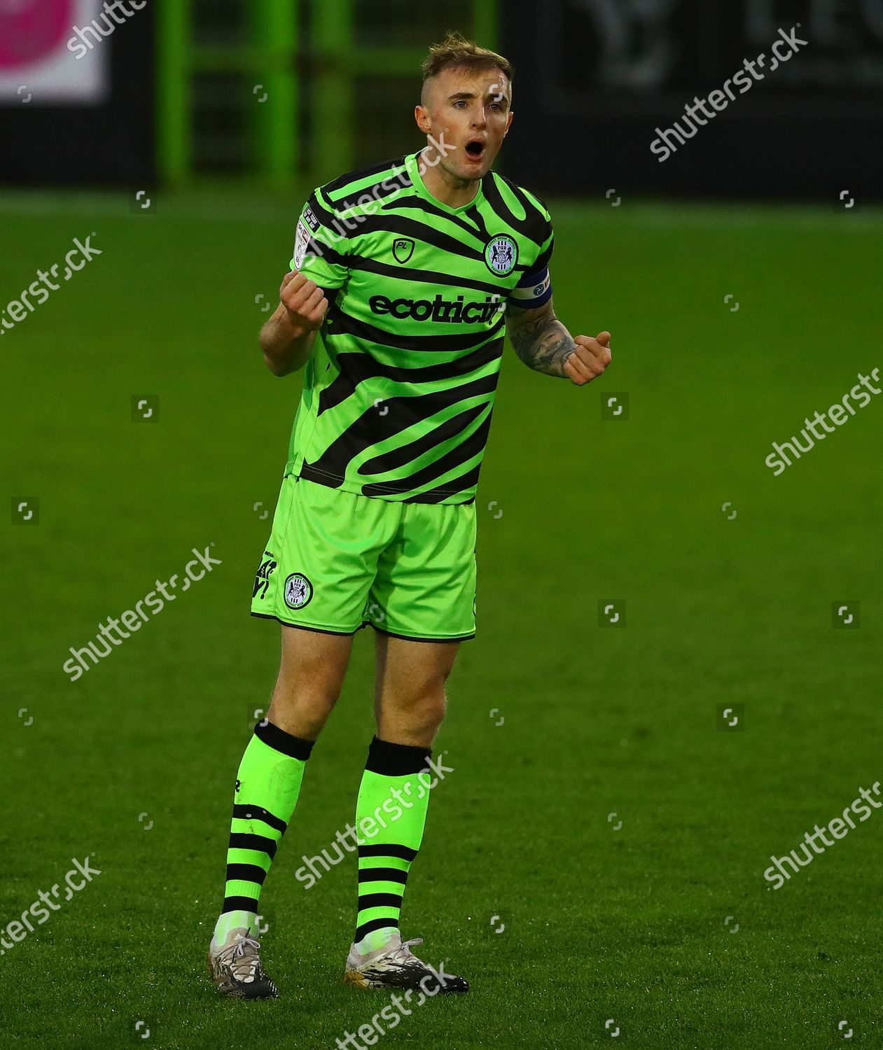Carl Winchester Forest Green Rovers Editorial Stock Photo - Stock Image ...
