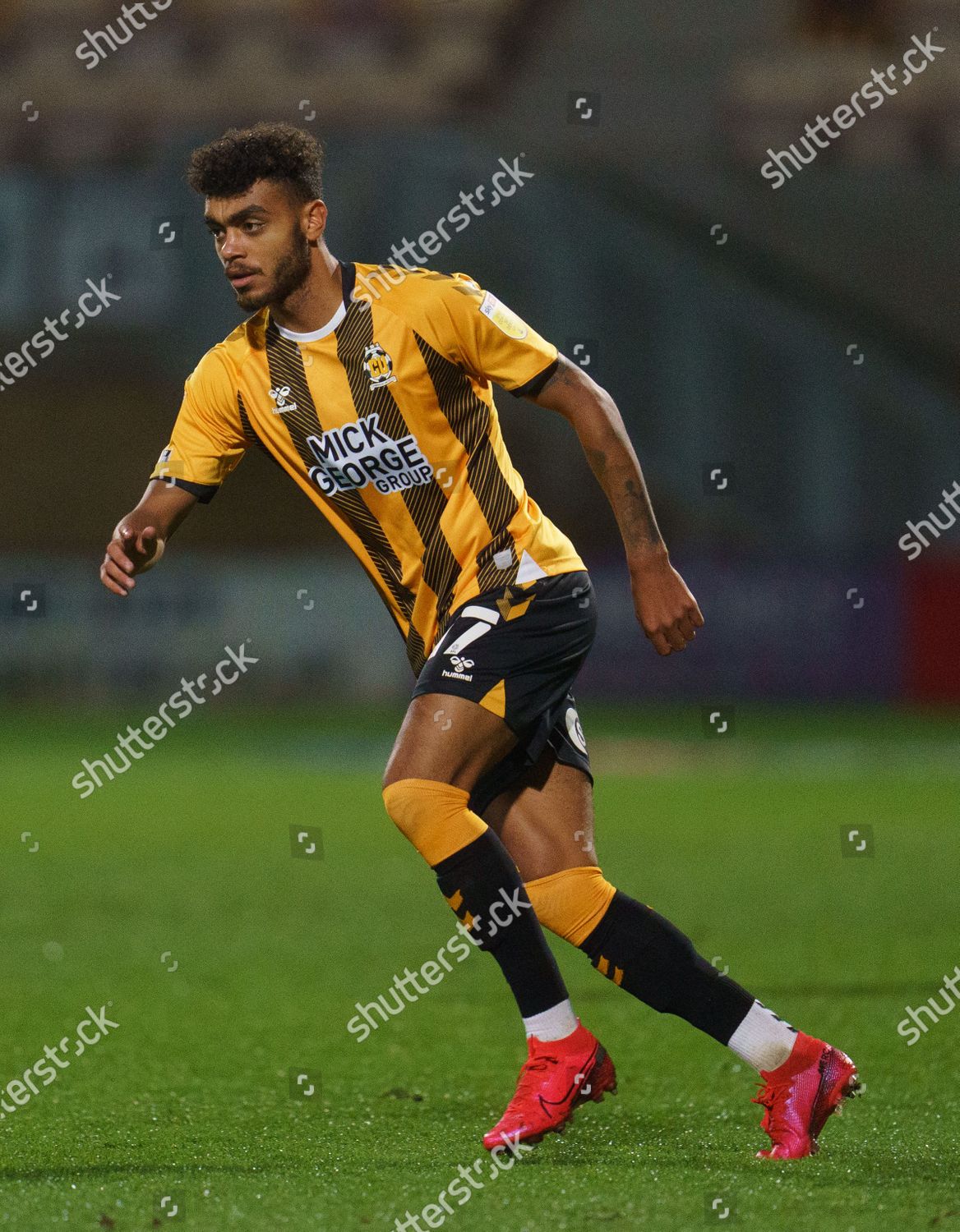 Leon Davies Cambridge United 17 Editorial Stock Photo - Stock Image ...