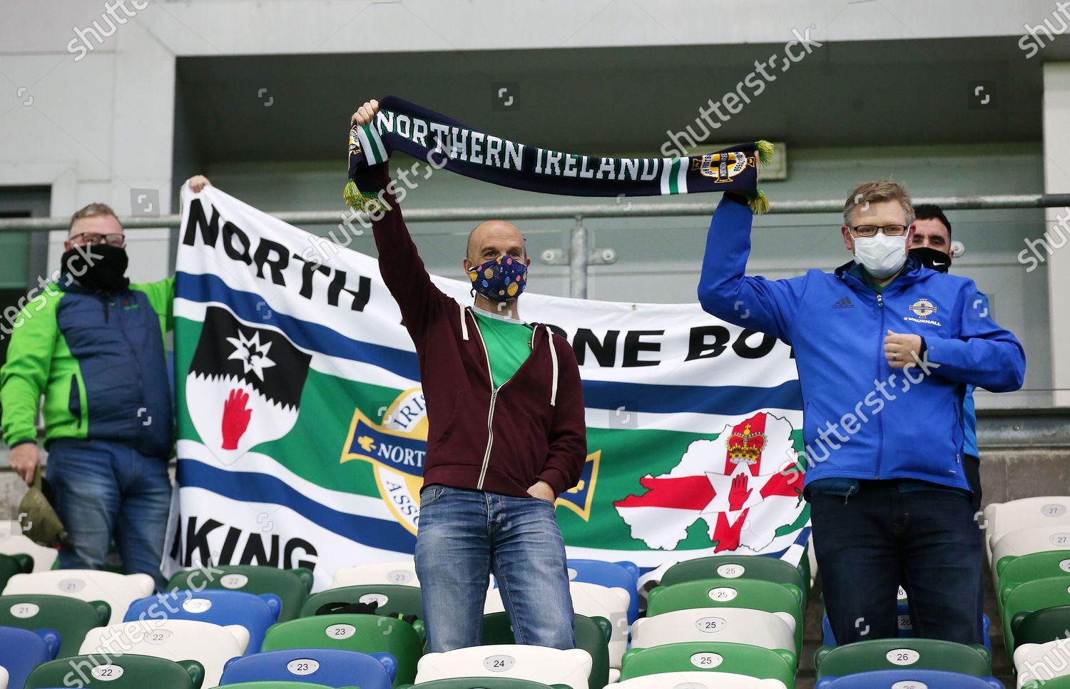 Northern Ireland Fans Game Picture By Jonathan Redaktionelles Stockfoto Stockbild Shutterstock