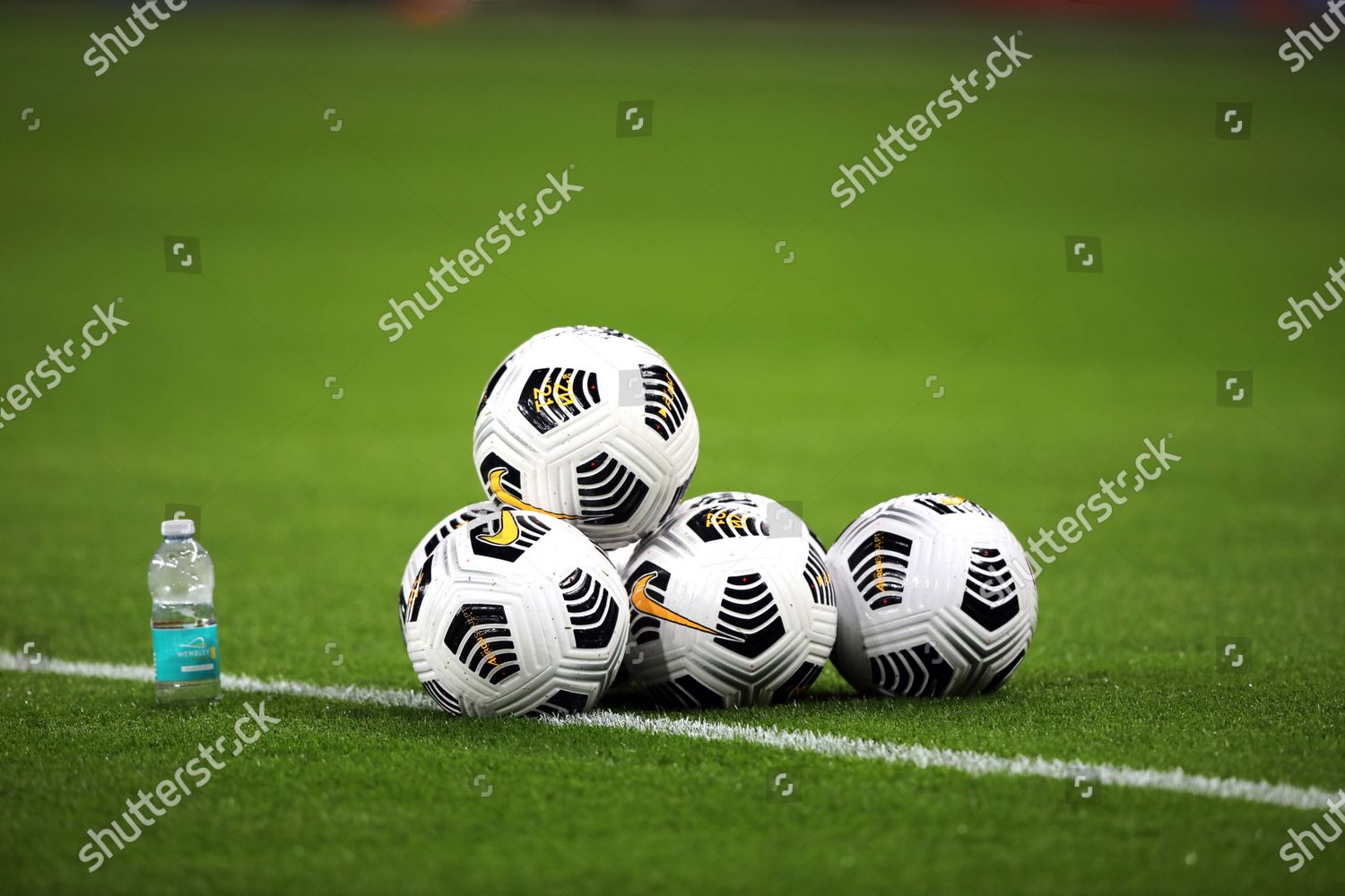 Pile Footballs Prematch England V Republic Editorial Stock Photo ...