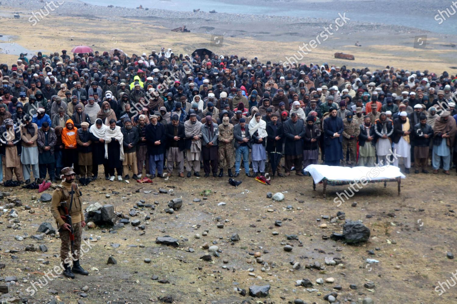 Mourners Gather Funeral One Those Killed Editorial Stock Photo - Stock ...