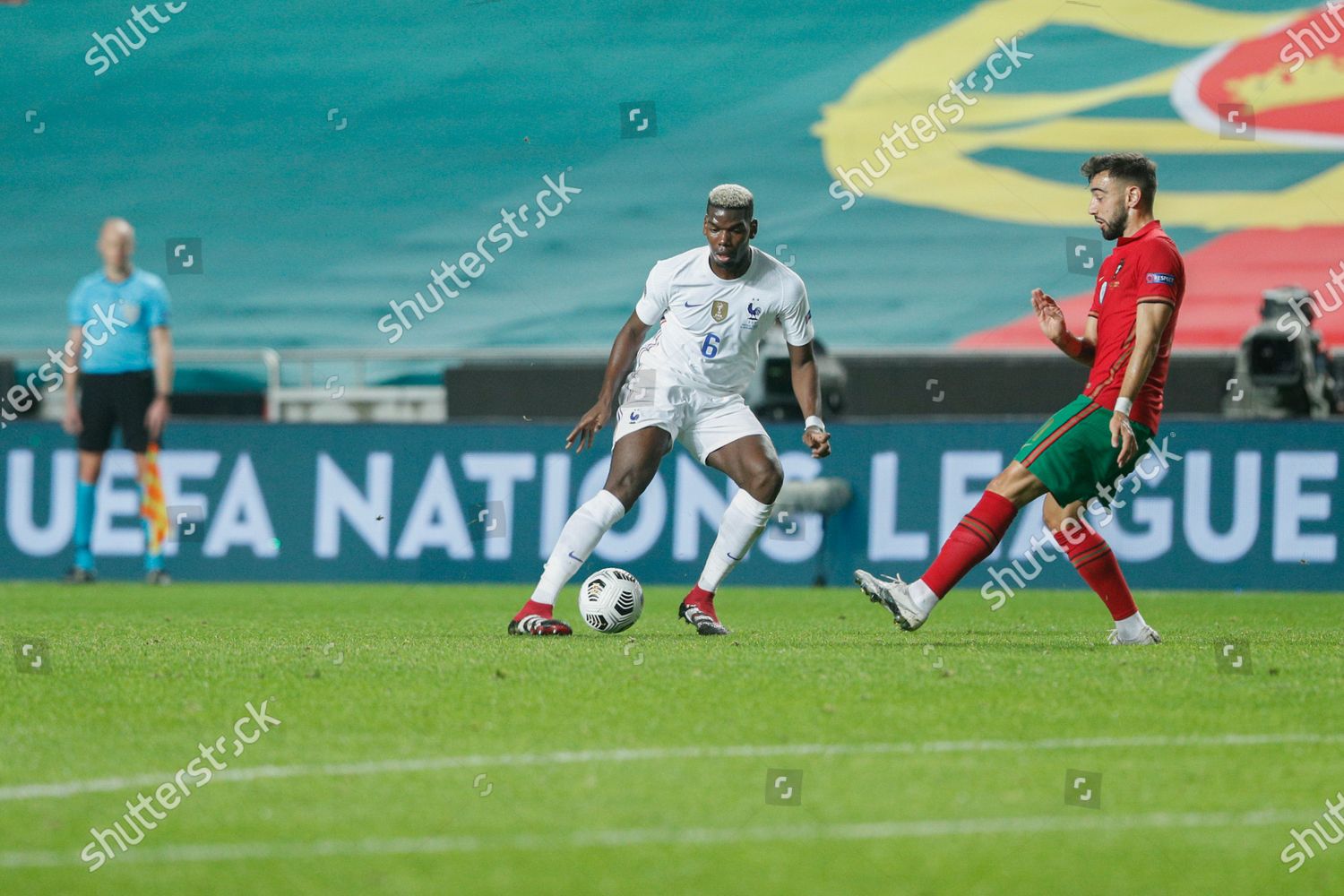 Portugals Bruno Fernandes R Action Against Frances Editorial Stock Photo Stock Image Shutterstock