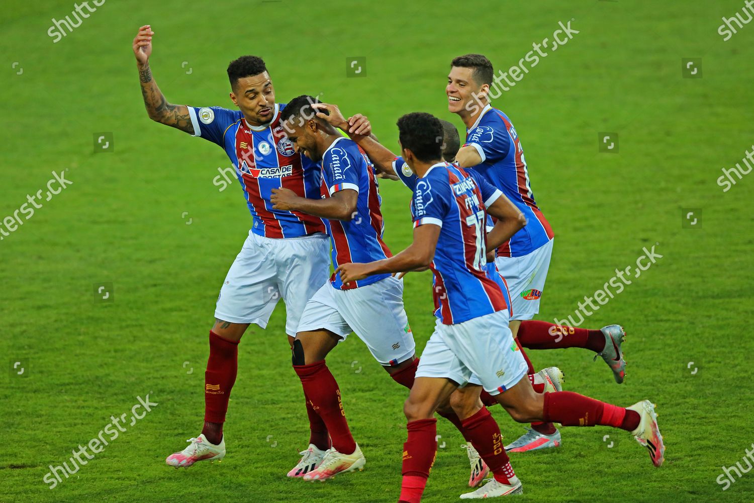 Elber Do Bahia Celebrates His Equalising Goal のエディトリアルストック写真 ストック画像 Shutterstock