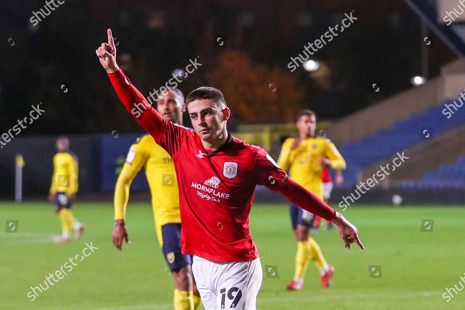 Goal Crewe Alexandra Midfielder Owen Dale Editorial Stock Photo Stock