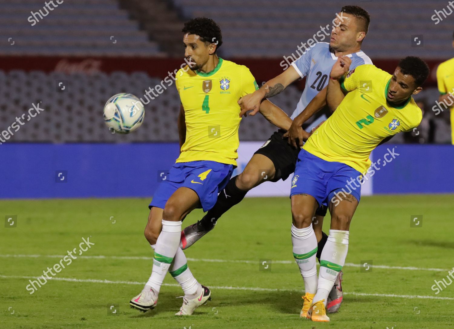 Uruguays Jonathan Rodriguez C Vies Ball Marquinhos Editorial Stock Photo Stock Image Shutterstock