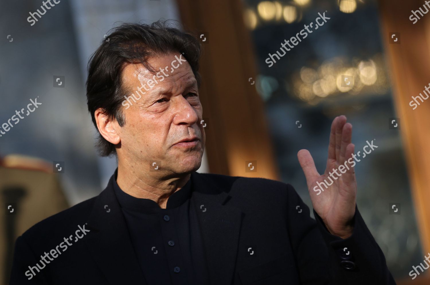 Pakistan Prime Minister Imran Khan L Afghanistan Redaktionelles Stockfoto Stockbild Shutterstock