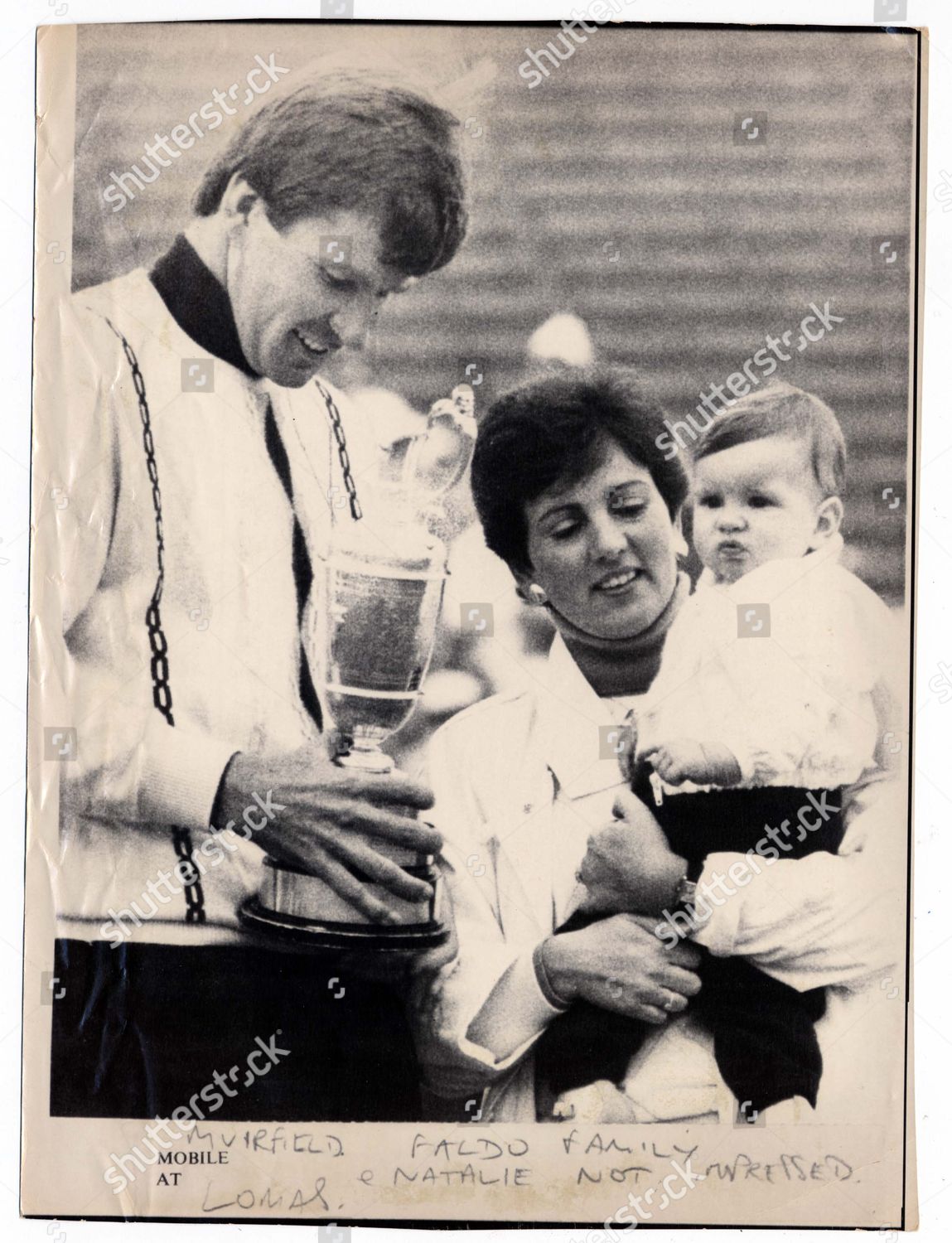 Nick Faldo Golfer 1987 Nick Faldo Editorial Stock Photo - Stock Image