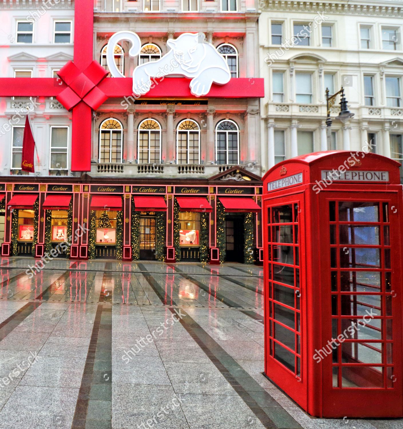 Cartier store at Christmas, London