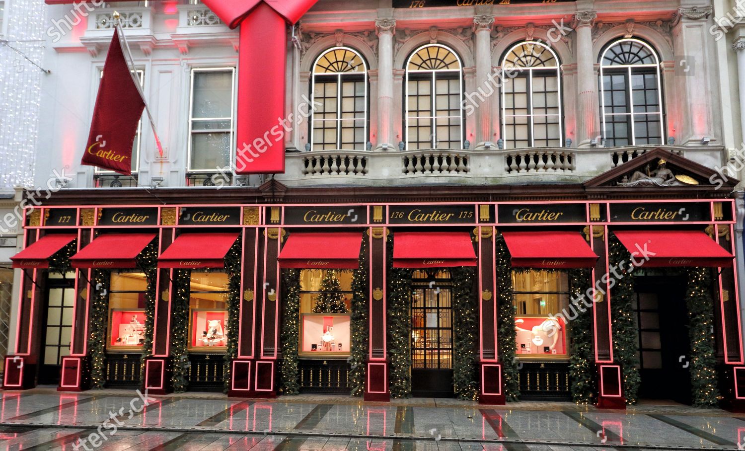 Cartier store at Christmas, London