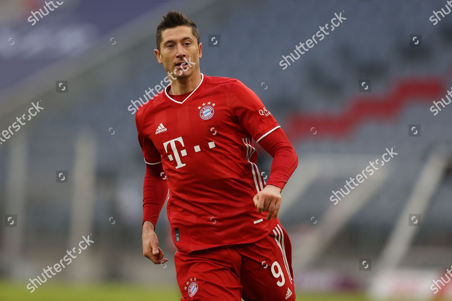 Robert Lewandowski Bayern Munich Looks On Editorial Stock Photo - Stock ...