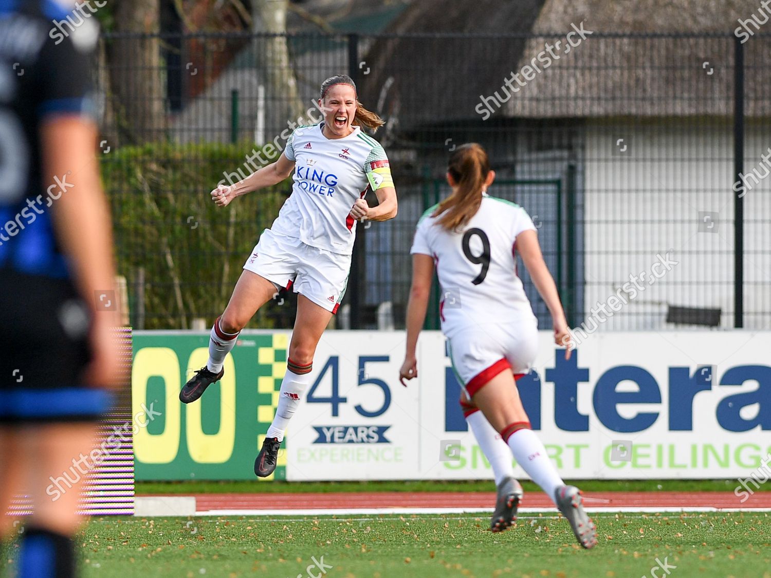 Ohls Lenie Onzia Celebrating After Scoring Editorial Stock Photo ...