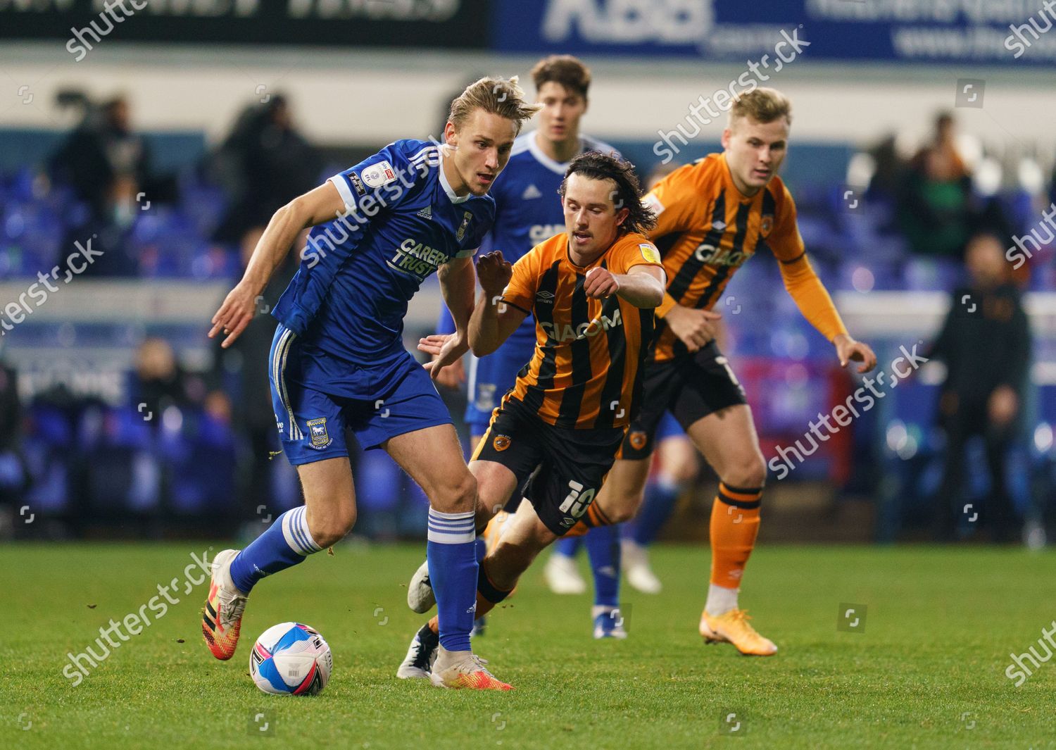 Luke Woolfenden Ipswich Town George Honeyman Editorial Stock Photo ...