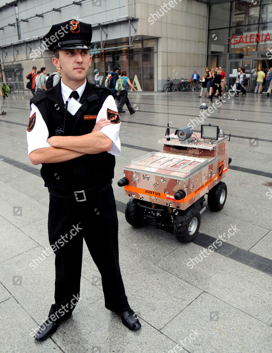Security Guard Robot Krakow Centre Mobile Editorial Stock Photo - Stock ...