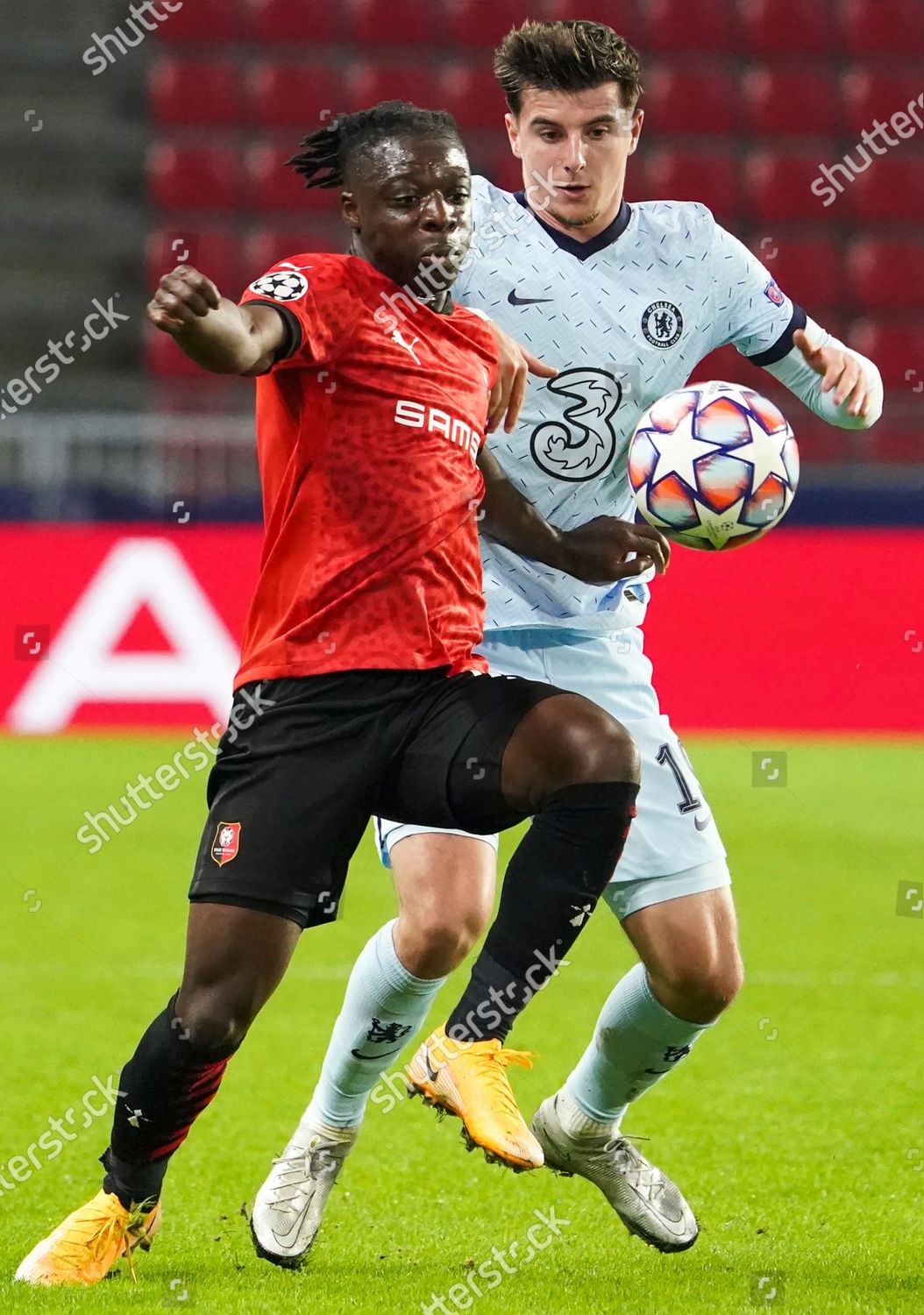 Jeremy Doku L Rennes Action Against Mason Editorial Stock Photo Stock Image Shutterstock