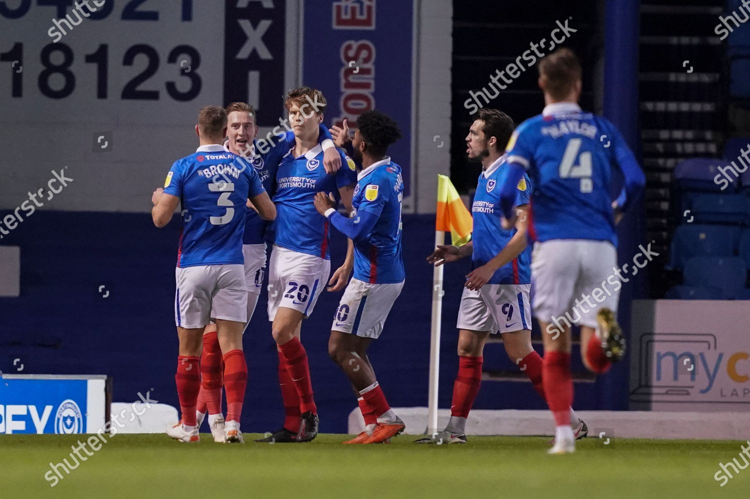 Goal Portsmouth 10 Oxford United Sean Editorial Stock Photo Stock Image Shutterstock