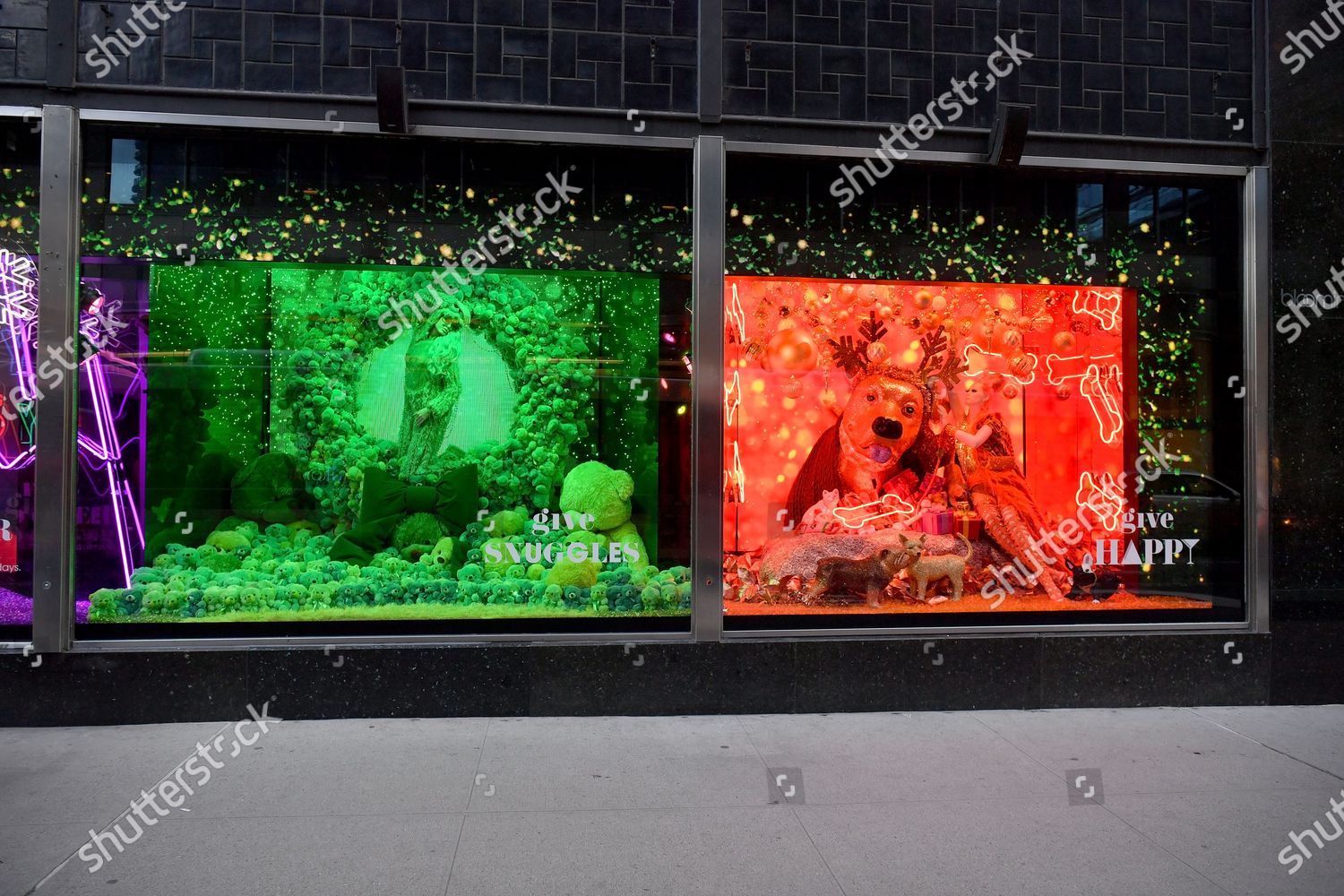 Bloomingdales Holiday Window Display Editorial Stock Photo Stock