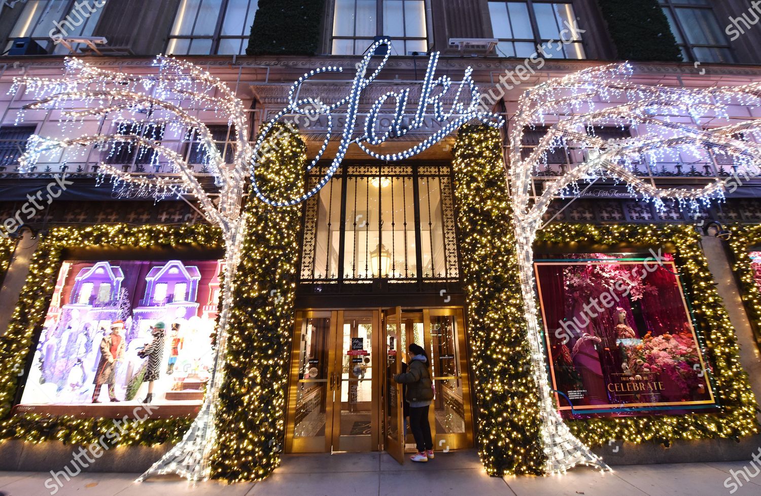 General View Display Saks Fifth Avenue Editorial Stock Photo Stock