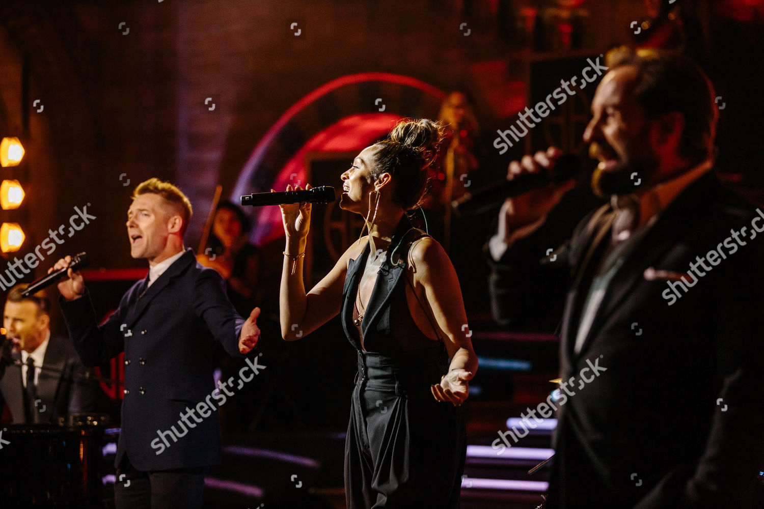 Gary Barlow Ronan Keating Alesha Dixon Alfie Editorial Stock Photo Stock Image Shutterstock