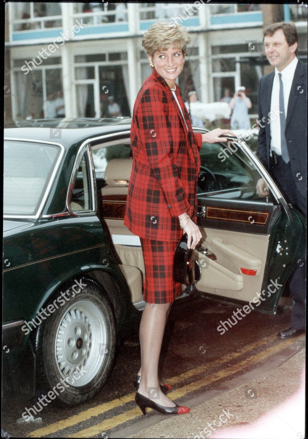Princess Diana 1991 Princess Diana Leaving Editorial Stock Photo ...