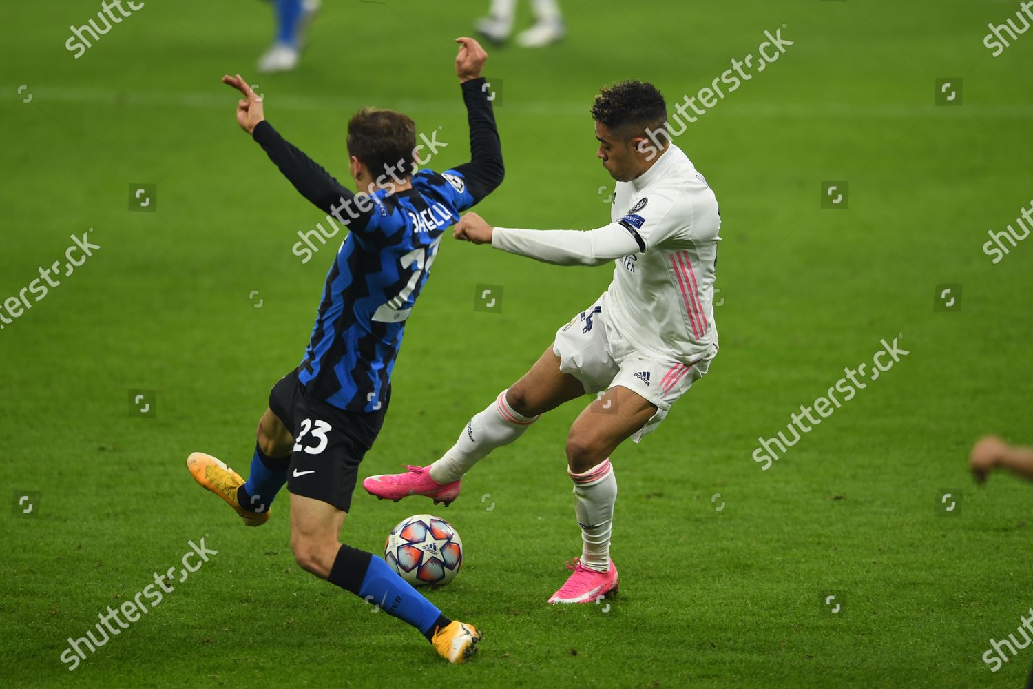 Mariano Diaz Mejia Real Madrid Nicolo Barella Editorial Stock Photo Stock Image Shutterstock