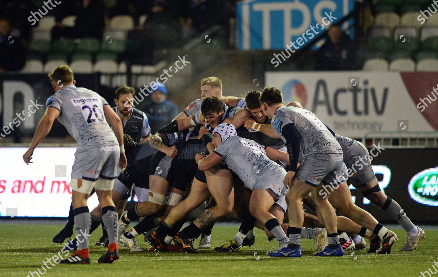 Steam Newcastle Falcons Sale Sharks Rises Editorial Stock Photo