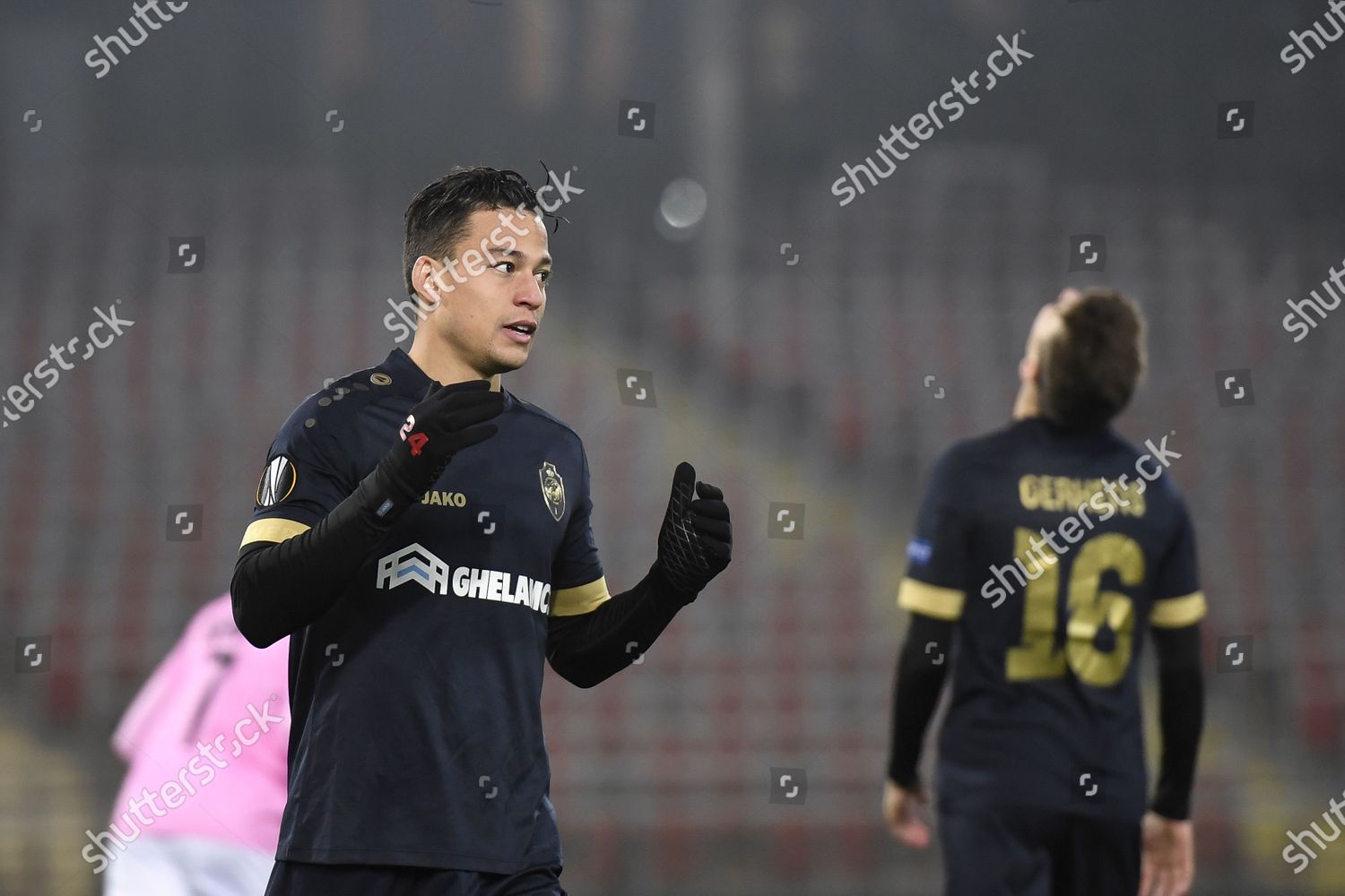 Antwerps Cristian Benavente L Reacts During Uefa Editorial Stock Photo Stock Image Shutterstock