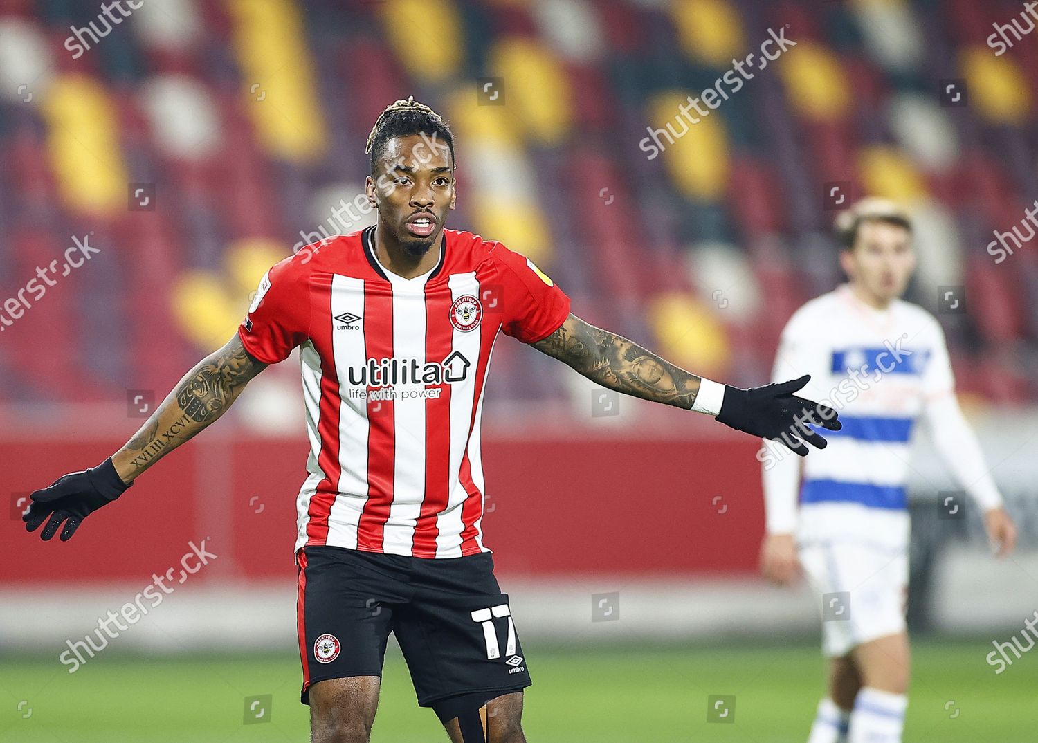 Ivan Toney Brentford Appeals Referee Brentford Editorial Stock Photo ...